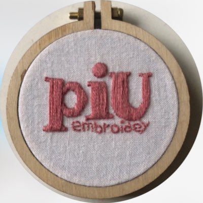 piU embroidery